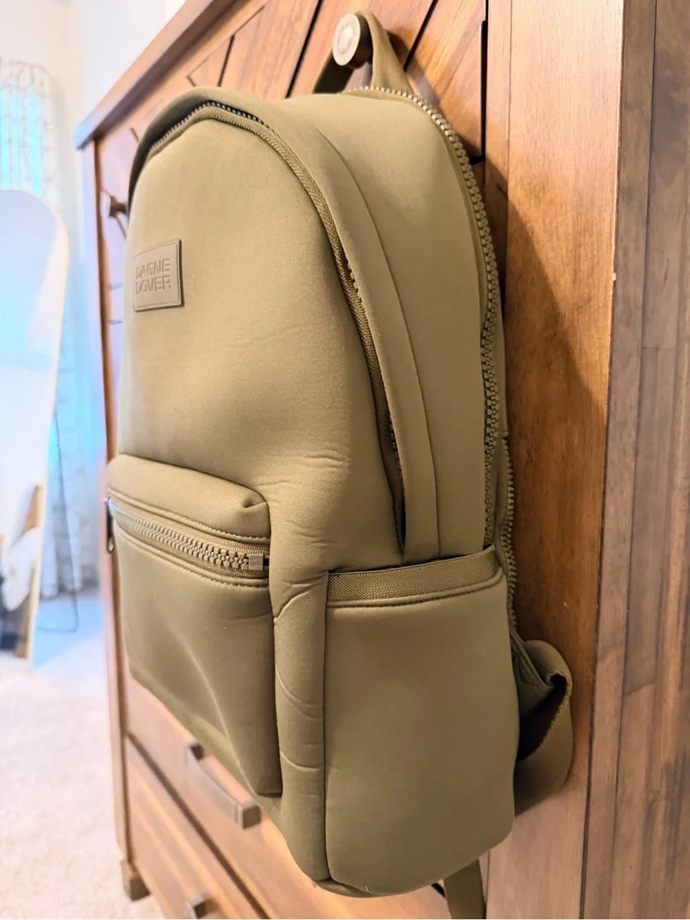 Dagne Dover Large DAKOTA Neoprene Backpack Moss Green